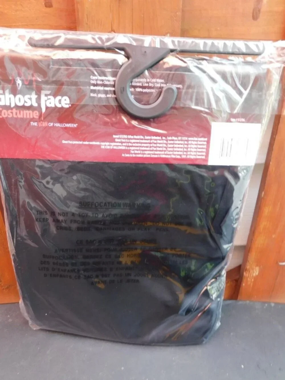 Kids Ghost Face Halloween Costume, Scream Includes Robe and Belt Fun World 2010